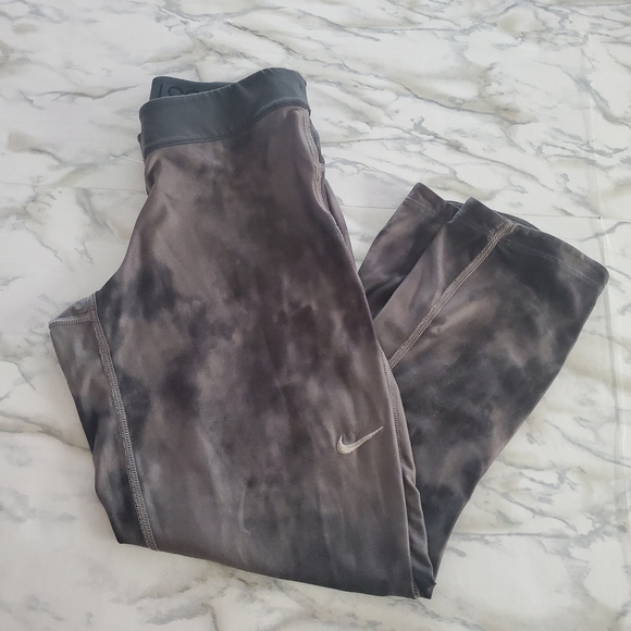 Nike  Grey Tie-Dye Leggings S - Picture 2 of 12
